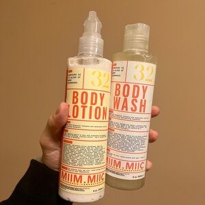 Miim.Miic #32 WARM GOURMAND DEEP HYDRATING BODY WASH & MOISTURE LOCK BODY LOTION